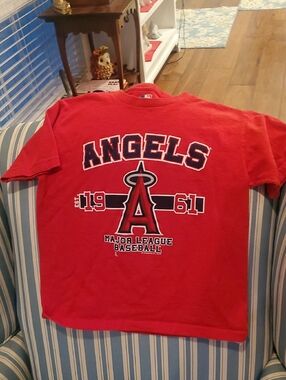 Los Angeles Angels Red Short Sleeve Tee - Kids